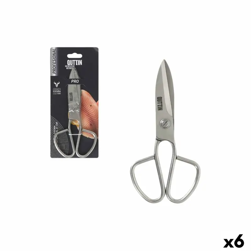 Kitchen Scissors Quttin Pro 21 Cm (6 Units) 1