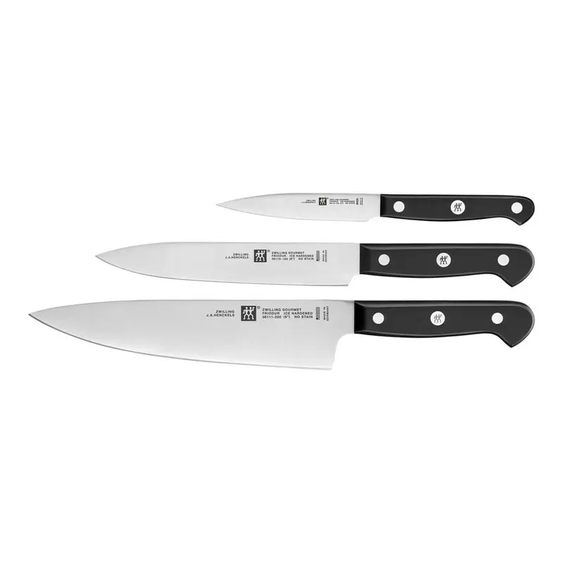Knife Set Zwilling 36130-003-0 Black Steel Plastic Forged Steel (3 Units) 1
