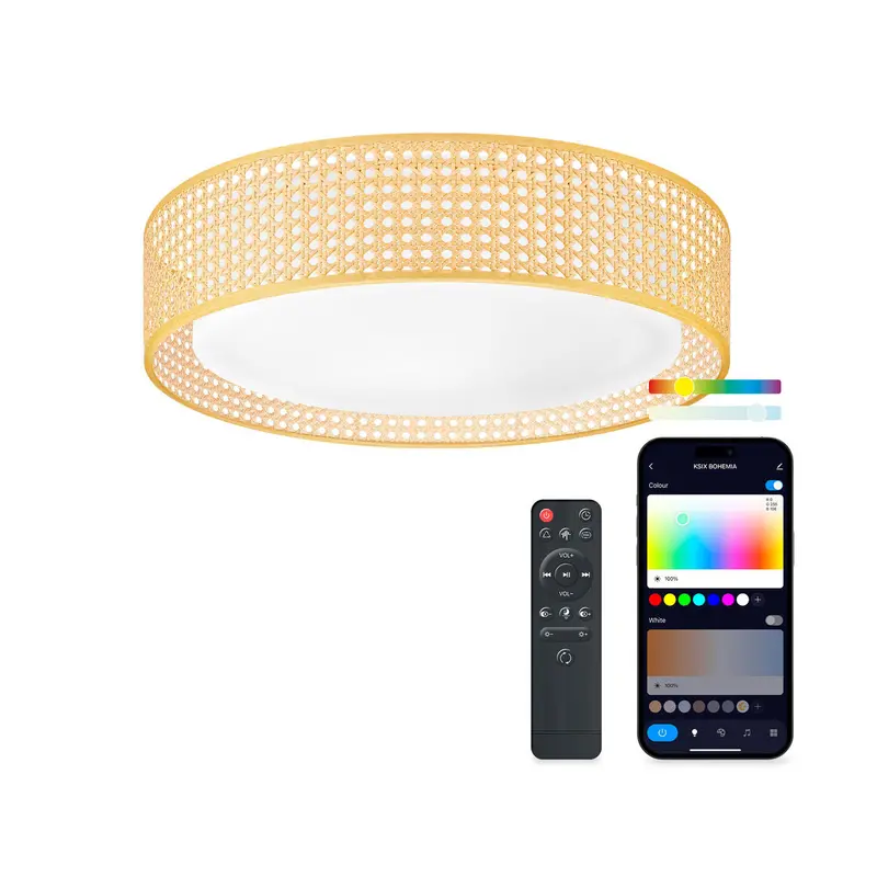 Led Flush-Fitting Ceiling Light Ksix Bohemia E 35 W 4000 Lm 1