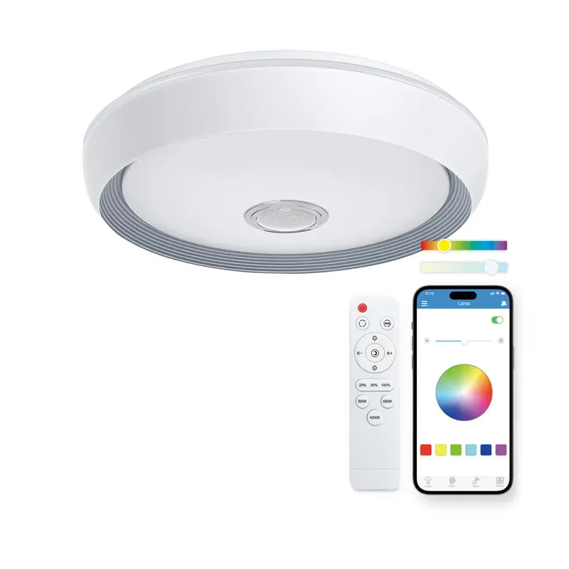 Led Flush-Fitting Ceiling Light Ksix Glory F 58,3 W 6200 Lm (3000K - 6500K) 1