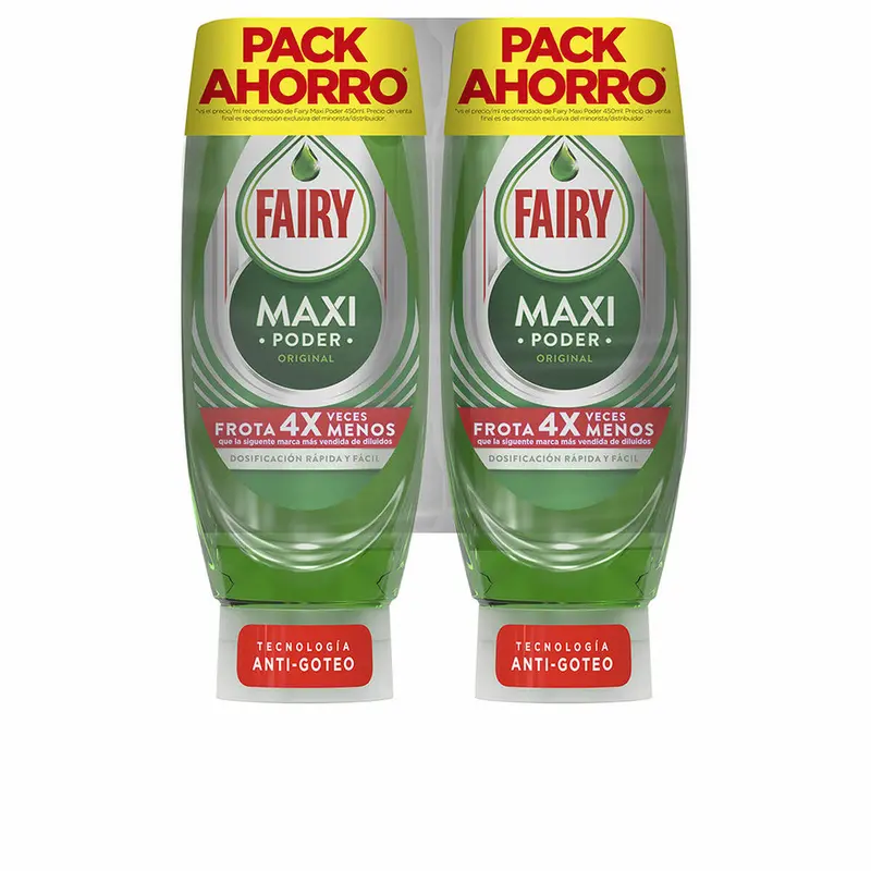 Liquid Dishwasher Fairy Maxi Poder 450 Ml 2 Units 1