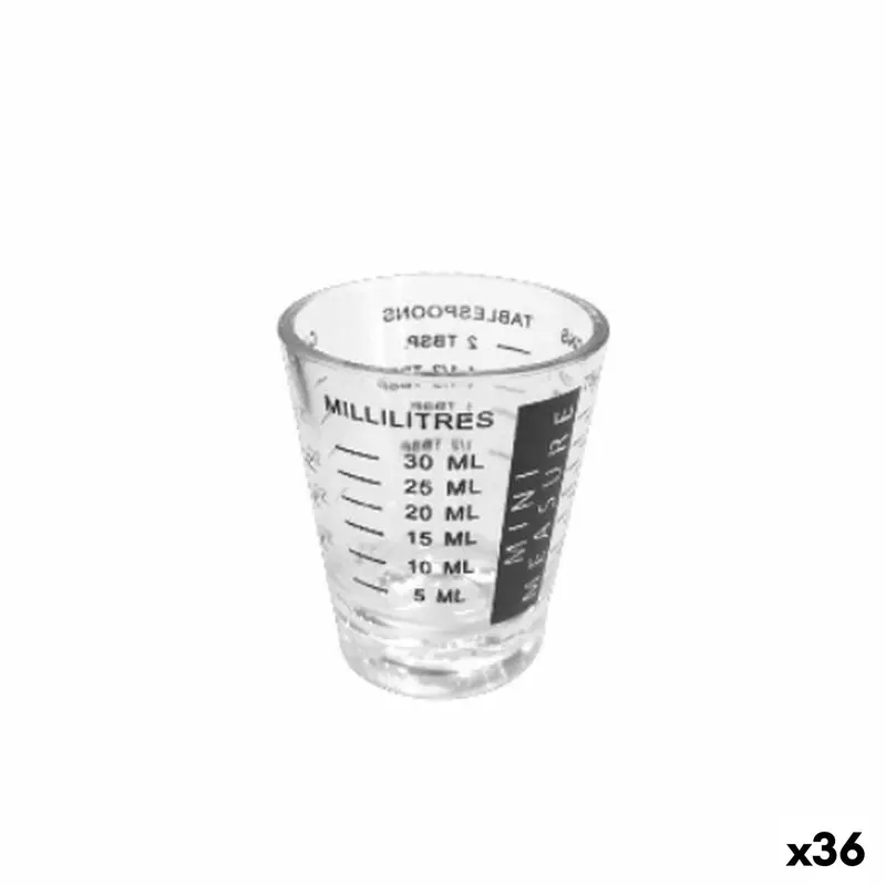 Measuring Beaker Wooow 30 Ml (36 Units) 1