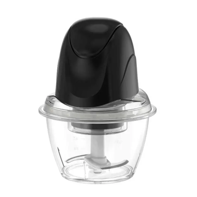 Mincer Argon Black Transparent Stainless Steel Polystyrene 1 L 300 W 1