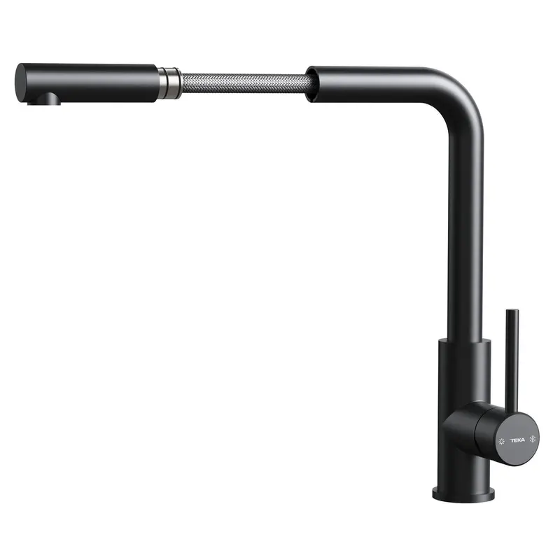Mixer Tap Teka Black Stainless Steel 1
