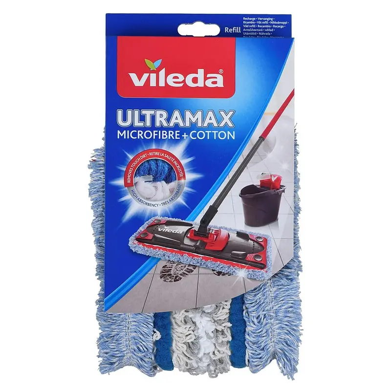 Mop Replacement To Scrub Vileda 141626 Polyamide Polyester Cotton 1