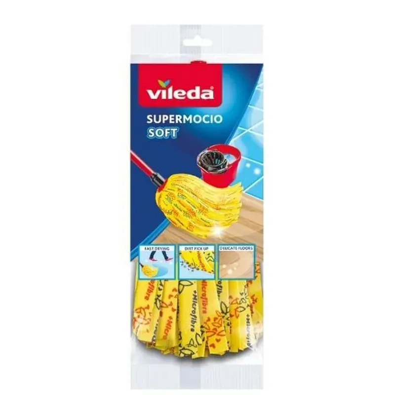 Mop Replacement To Scrub Vileda Supermocio Soft Mop (1 Unit) 1