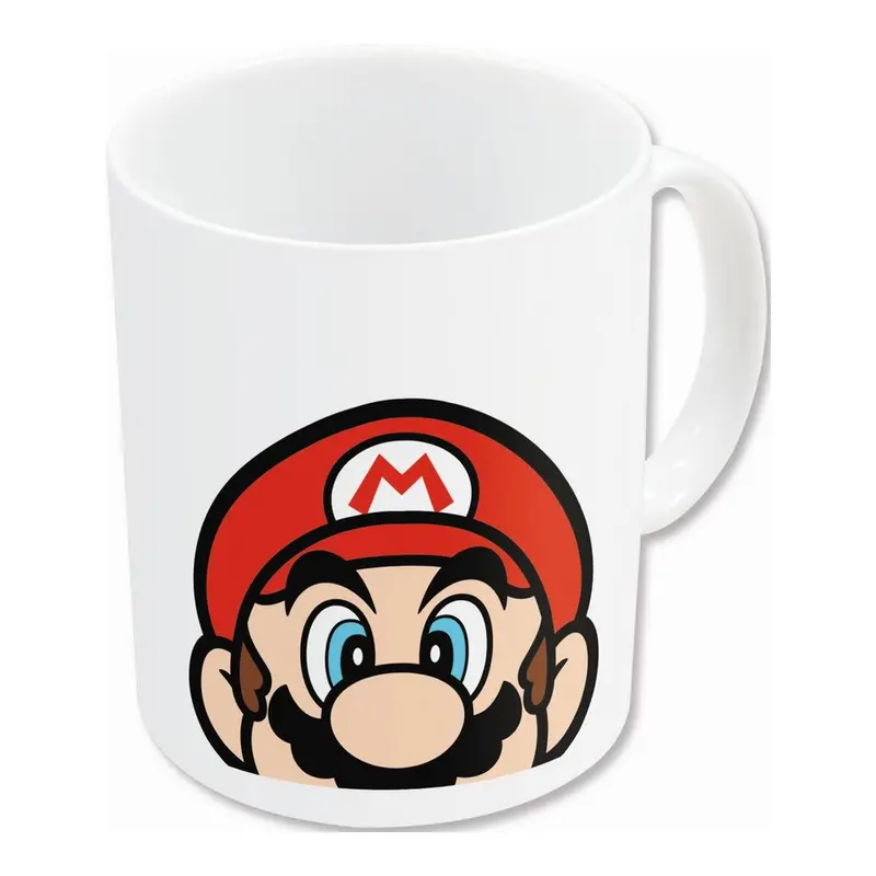 Mug Super Mario White Ceramic Red (350 Ml) 1