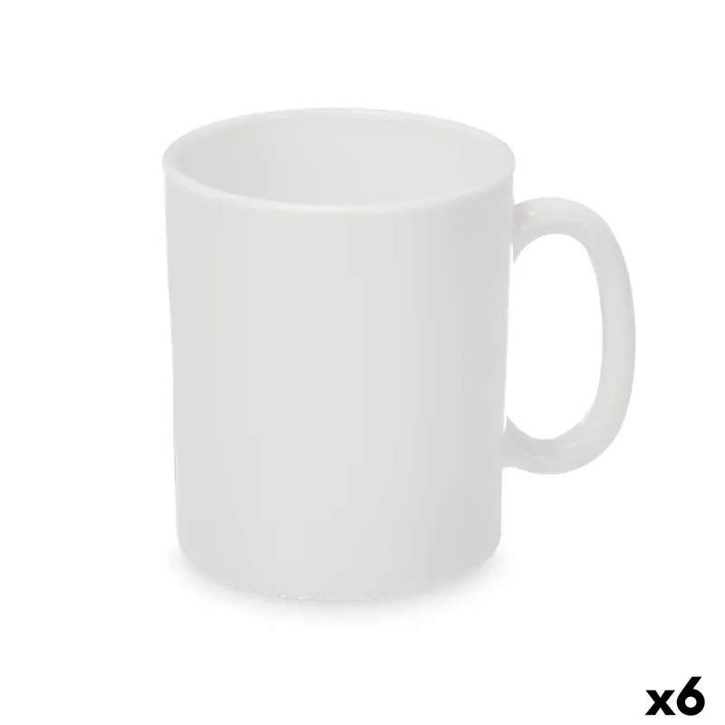 Mug Vivalto White 280 Ml (6 Units) 1