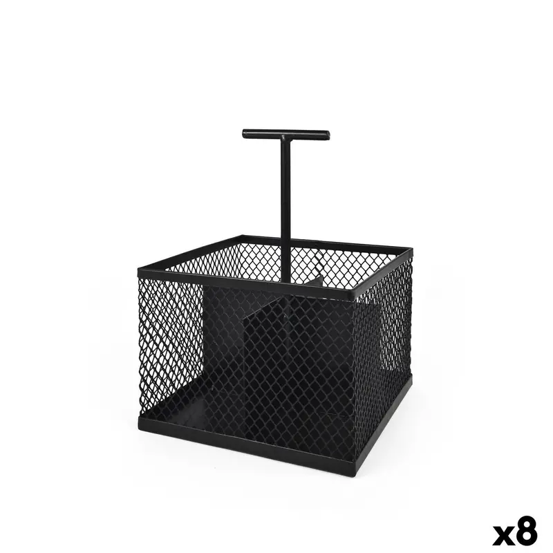 Multi-Purpose Organiser My Bar Black Metal 16 X 16 X 21,5 Cm (8 Units) 1