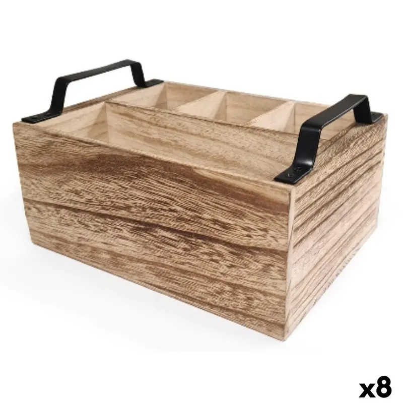 Multi-Purpose Organiser My Bar Wood 12,5 Cm 23 X 16,8 X 10 Cm (8 Units) 1