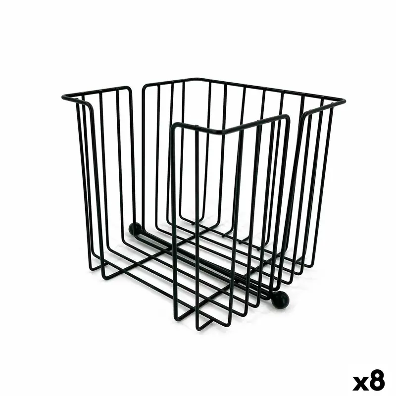 Napkin Holder My Bar Black Metal 19 X 19 X 18 Cm (8 Units) 1