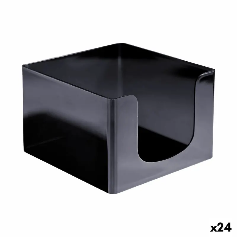 Napkin Holder My Bar Cocktail Black Plastic 12,8 X 12,8 X 8,8 Cm (24 Units) 1
