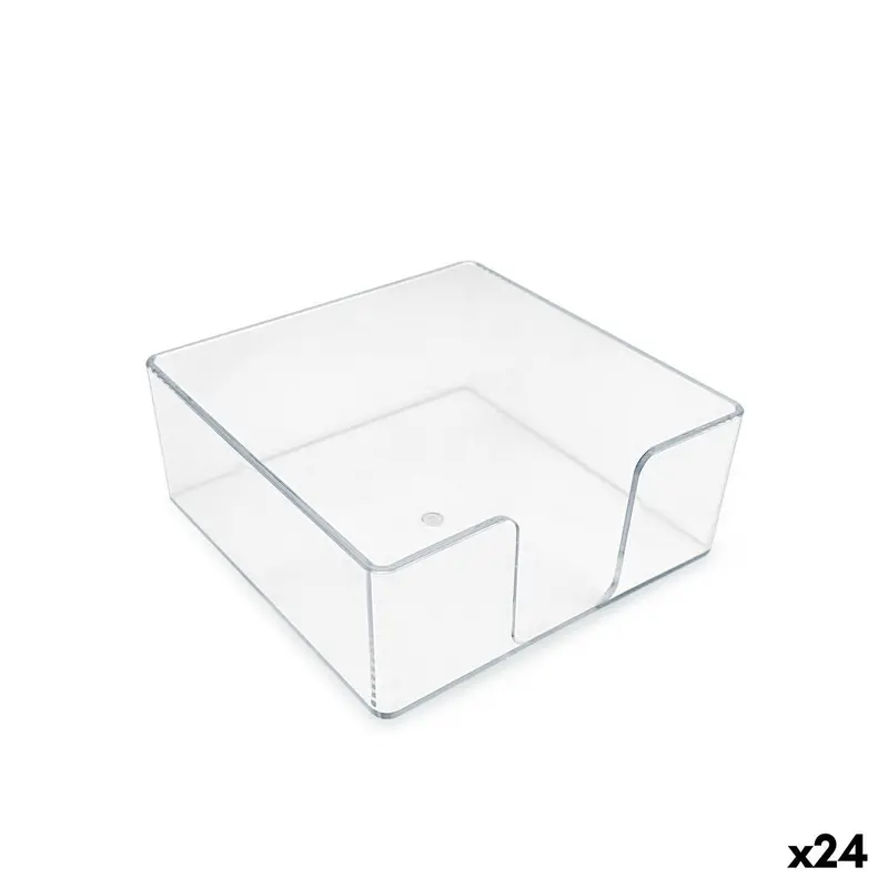 Napkin Holder My Bar Cocktail Transparent Polystyrene 13,5 X 13,5 X 5,5 Cm (24 Units) 1