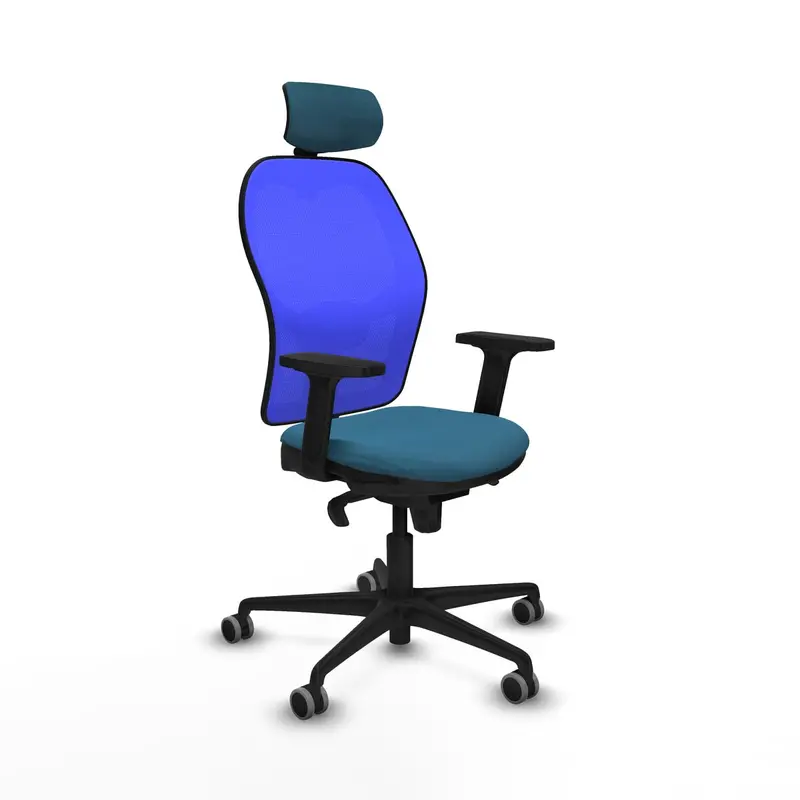 Office Chair Piqueras Y Crespo 2D036g2 Blue Petroleum Green 1