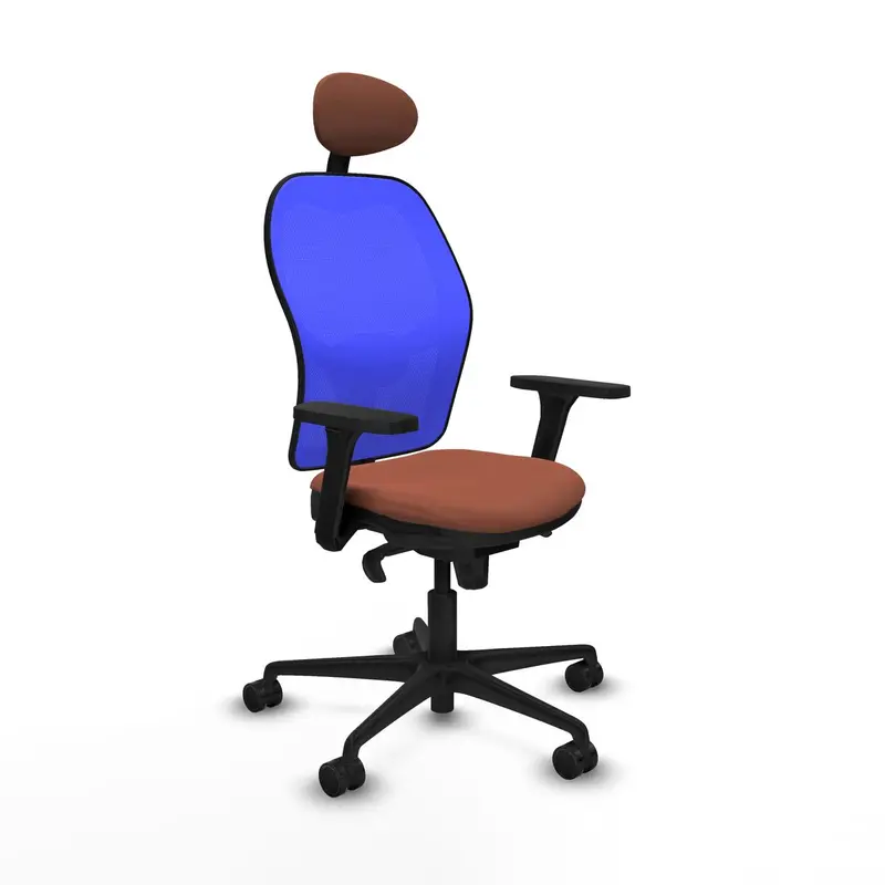 Office Chair Piqueras Y Crespo 3D036n1 Blue Brown 1