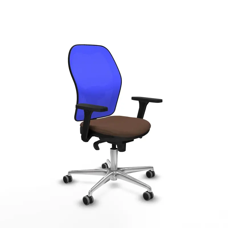Office Chair Piqueras Y Crespo 3D086g0 Blue Dark Brown 1