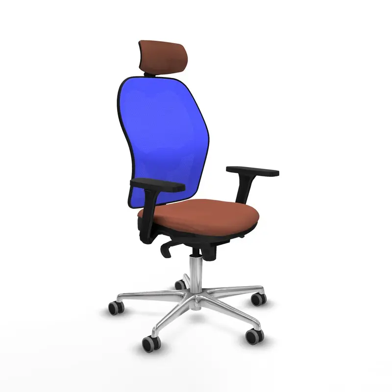 Office Chair Piqueras Y Crespo 3D086g2 Blue Brown 1