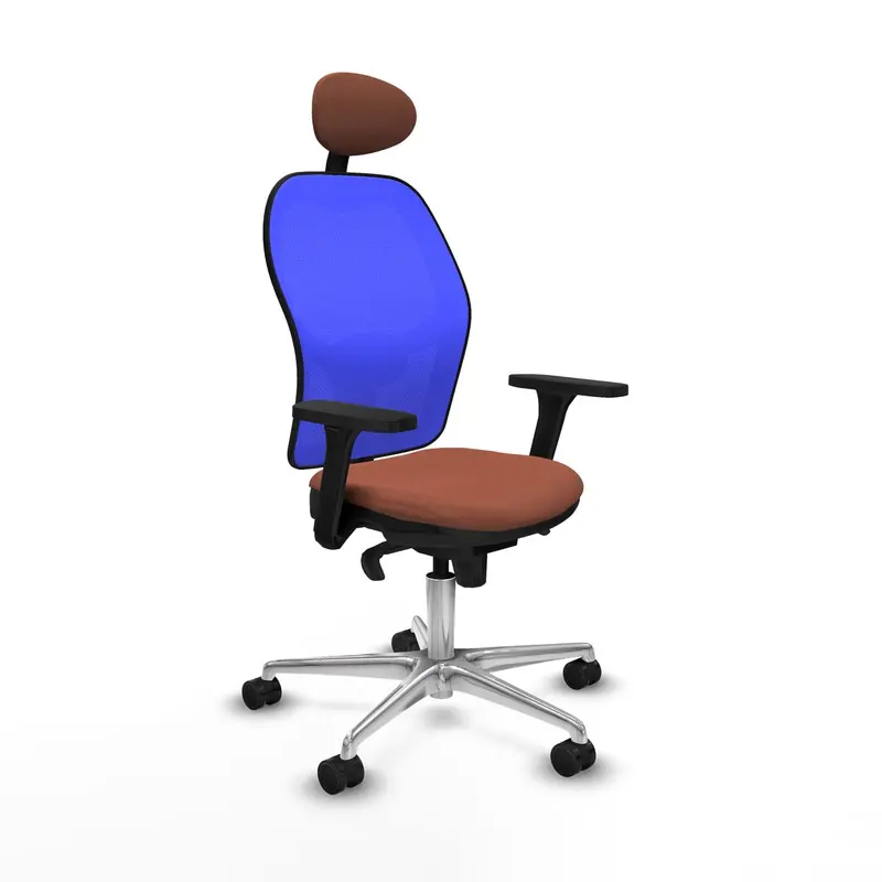 Office Chair Piqueras Y Crespo 3D086n1 Blue Brown 1