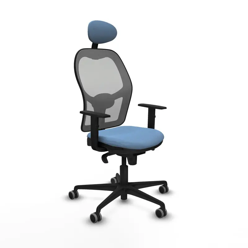 Office Chair With Headrest Jorquera Piqueras Y Crespo 1D036g1 Sky Blue 1