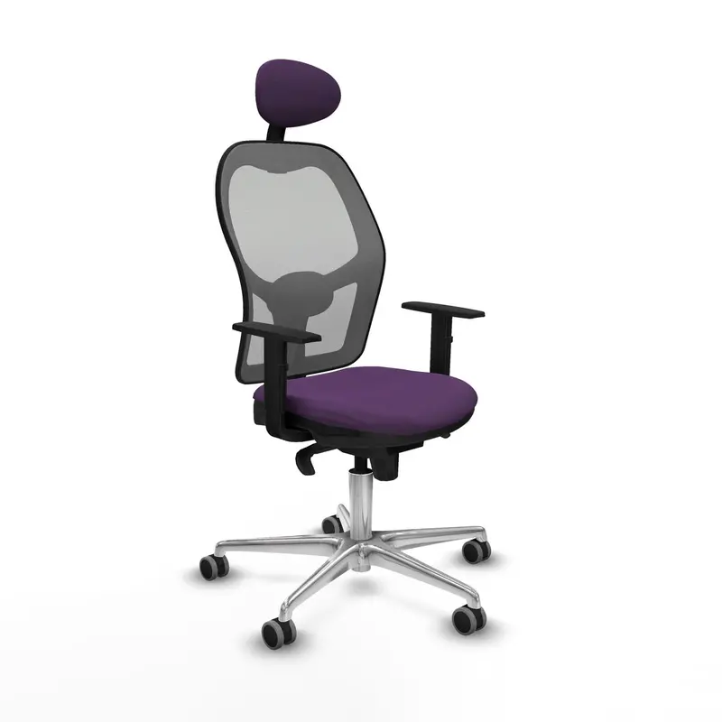 Office Chair With Headrest Jorquera Piqueras Y Crespo 1D086g1 Purple 1
