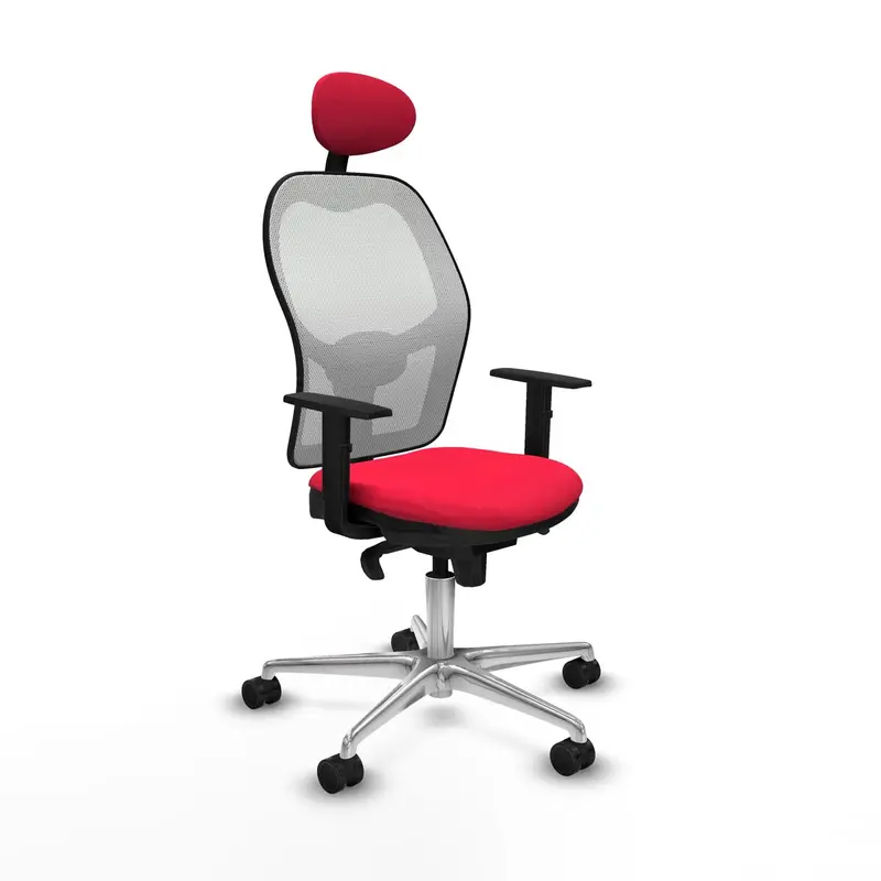 Office Chair With Headrest Jorquera Piqueras Y Crespo 1D086n1 Red 1