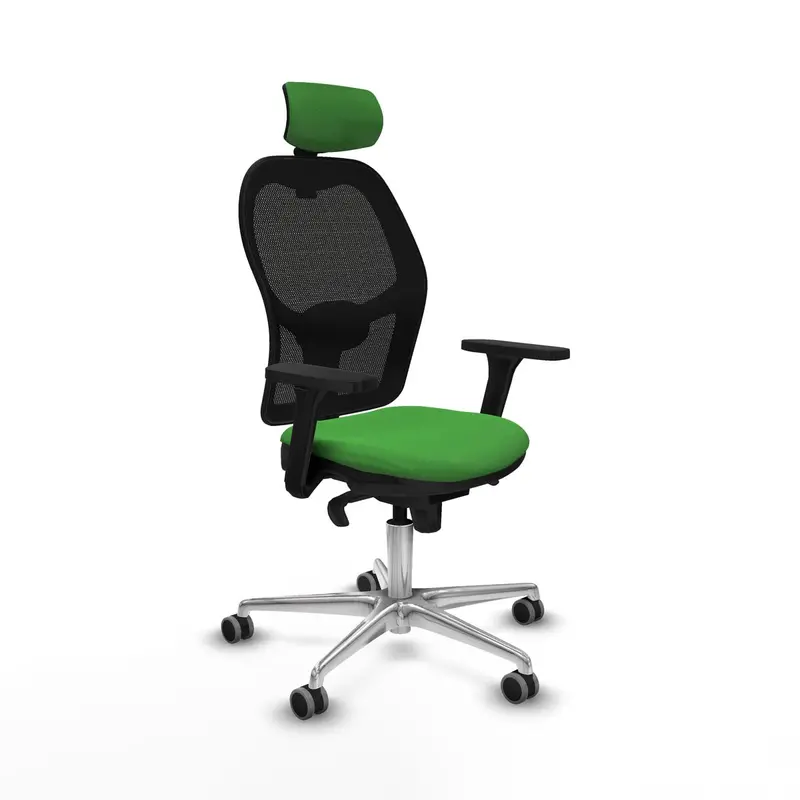 Office Chair With Headrest Jorquera Piqueras Y Crespo 3D086g2 Green 1