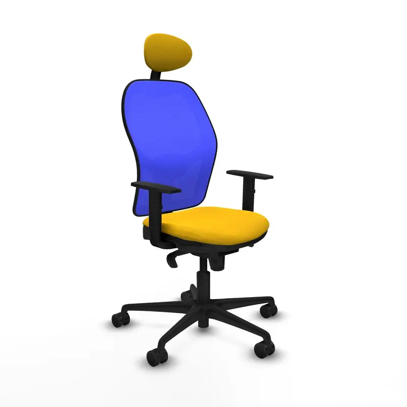 Office Chair With Headrest Piqueras Y Crespo 1D036n1 Yellow 1