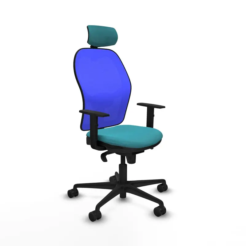 Office Chair With Headrest Piqueras Y Crespo 1D036n2 Turquoise 1