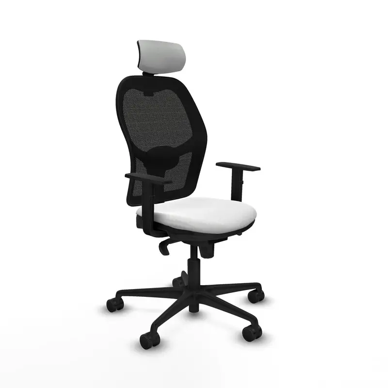 Office Chair With Headrest Piqueras Y Crespo 1D036n2 White 1