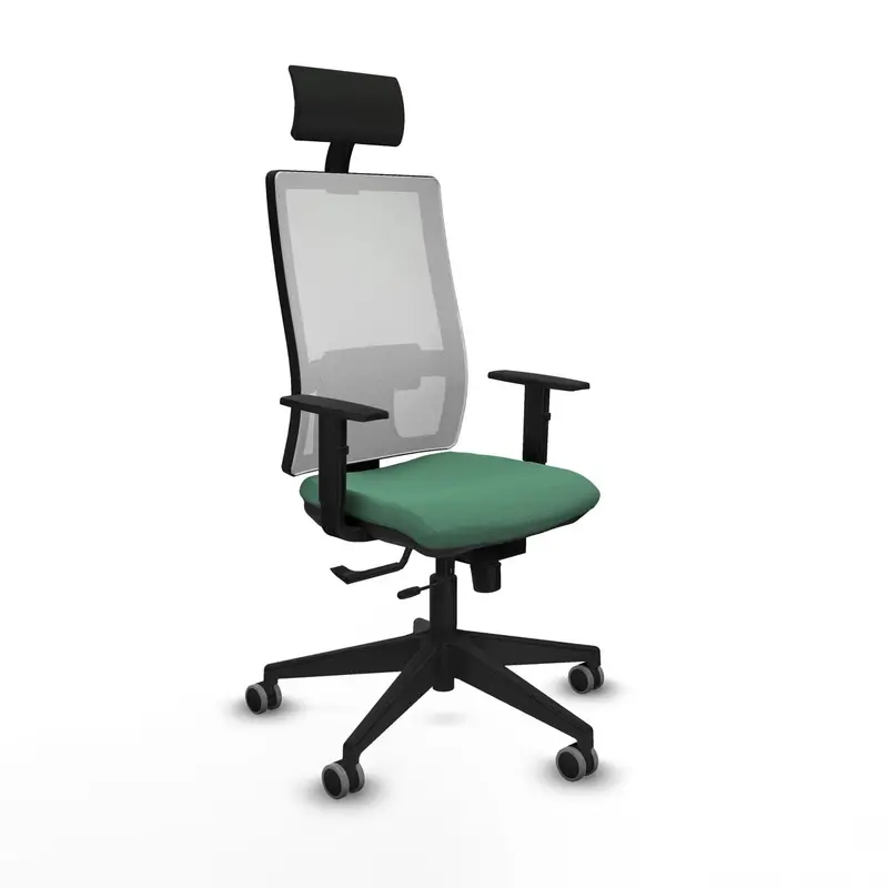 Office Chair With Headrest Piqueras Y Crespo 1D066g1 Emerald Green 1