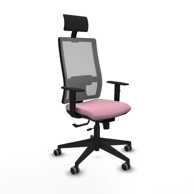 Office Chair With Headrest Piqueras Y Crespo 1D066g1 Pink 1