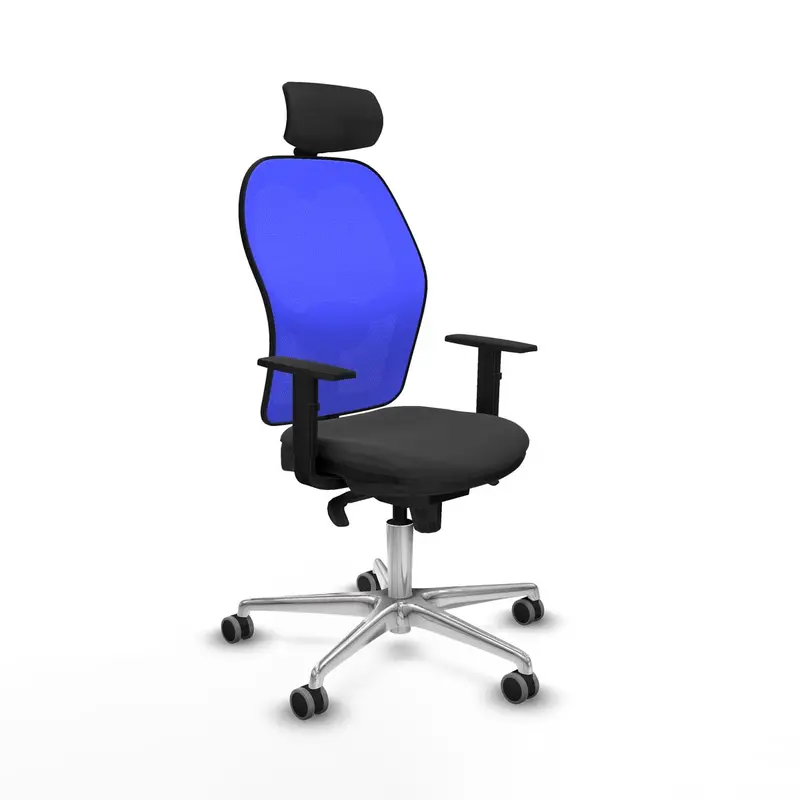 Office Chair With Headrest Piqueras Y Crespo 1D086g2 Dark Grey 1