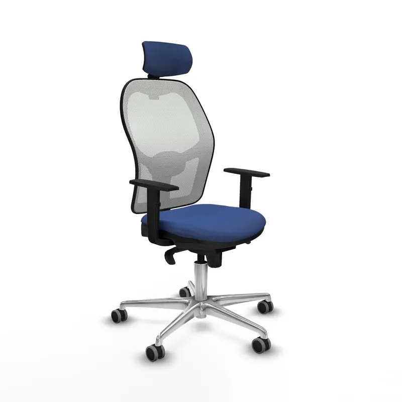 Office Chair With Headrest Piqueras Y Crespo 1D086g2 Navy Blue 1
