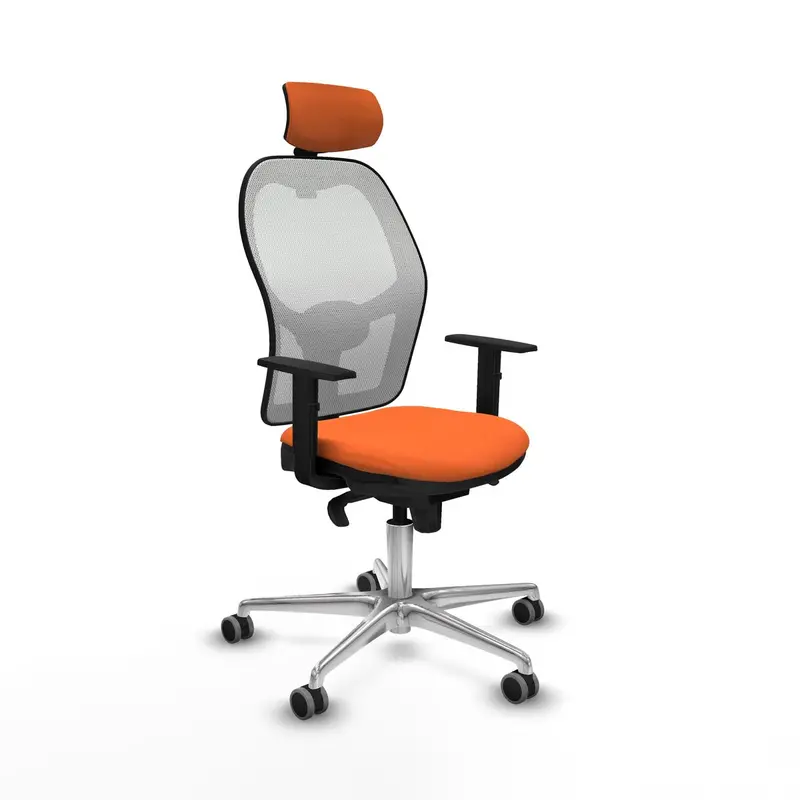 Office Chair With Headrest Piqueras Y Crespo 1D086g2 Orange 1