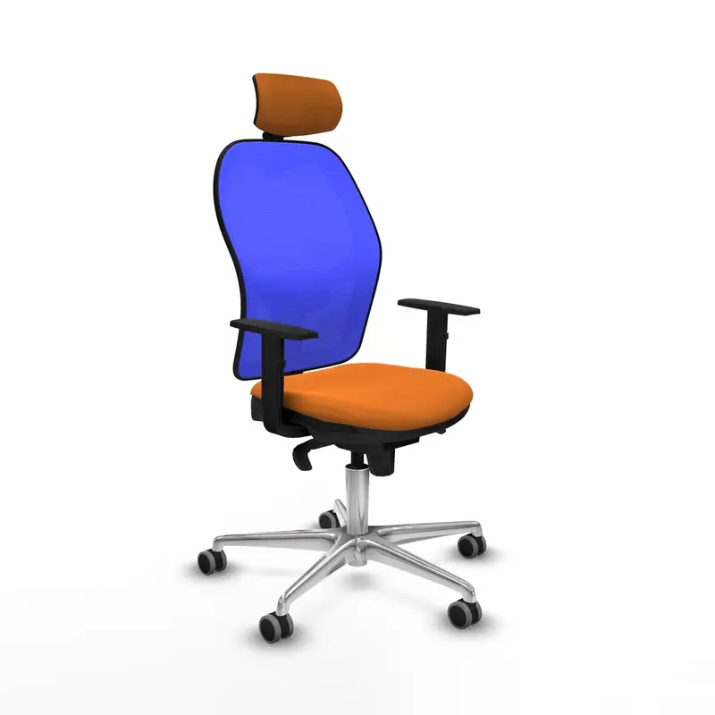 Office Chair With Headrest Piqueras Y Crespo 1D086g2 Orange 1