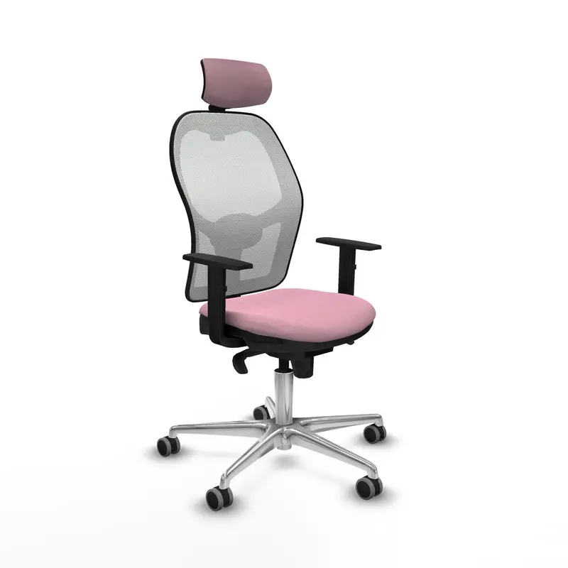 Office Chair With Headrest Piqueras Y Crespo 1D086g2 Pink 1