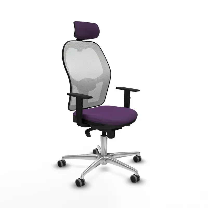 Office Chair With Headrest Piqueras Y Crespo 1D086g2 Purple 1