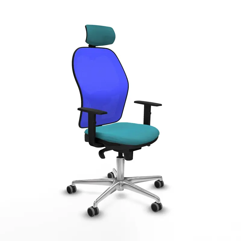 Office Chair With Headrest Piqueras Y Crespo 1D086g2 Turquoise 1