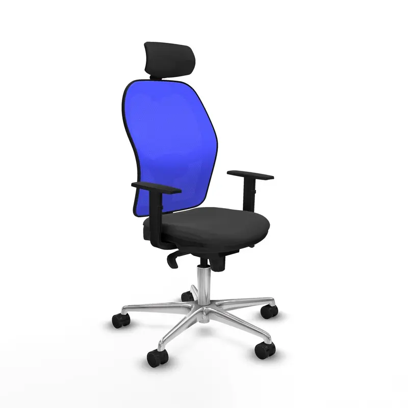 Office Chair With Headrest Piqueras Y Crespo 1D086n2 Dark Grey 1