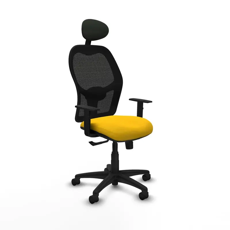 Office Chair With Headrest Piqueras Y Crespo 1D10rn1 Yellow 1