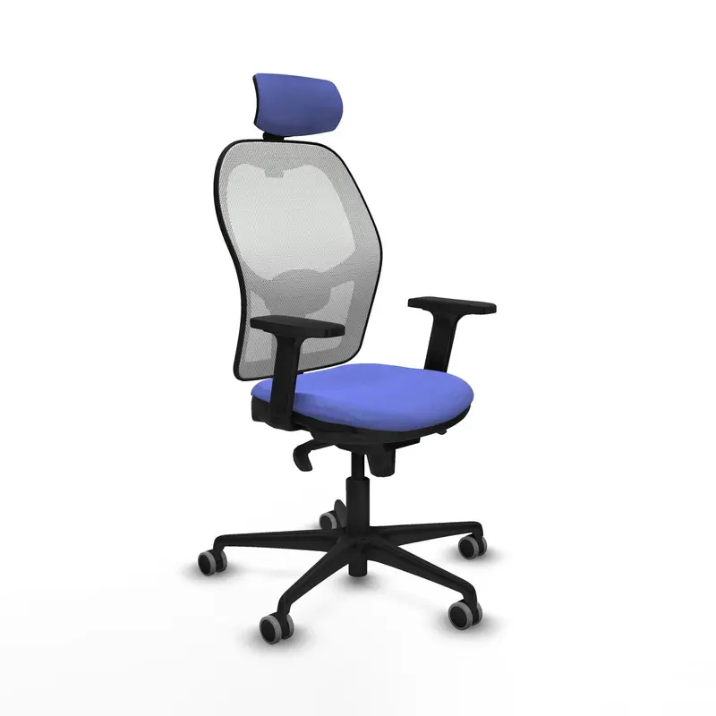 Office Chair With Headrest Piqueras Y Crespo 2D036g2 Light Blue 1