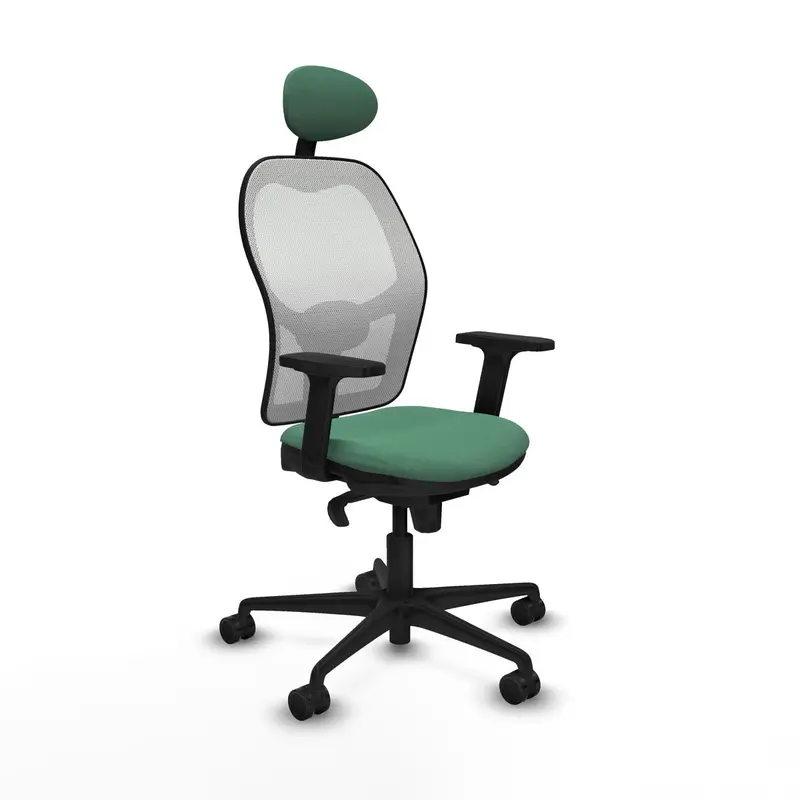 Office Chair With Headrest Piqueras Y Crespo 2D036n1 Emerald Green 1