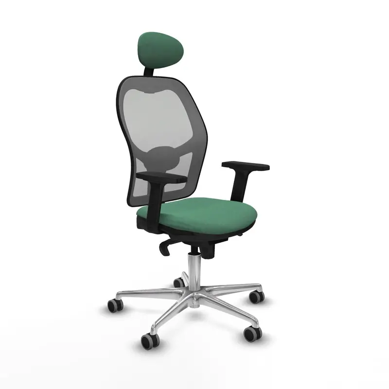 Office Chair With Headrest Piqueras Y Crespo 2D086g1 Emerald Green 1