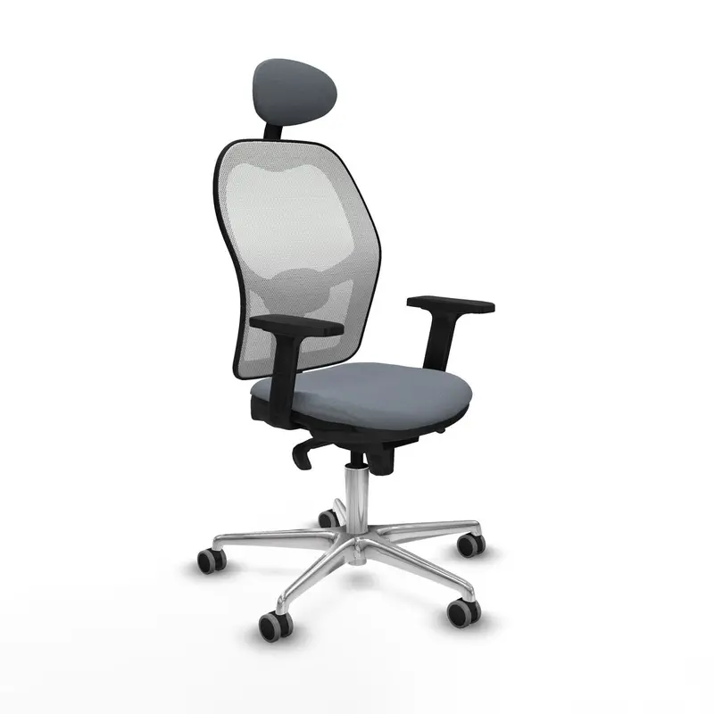 Office Chair With Headrest Piqueras Y Crespo 2D086g1 Grey 1