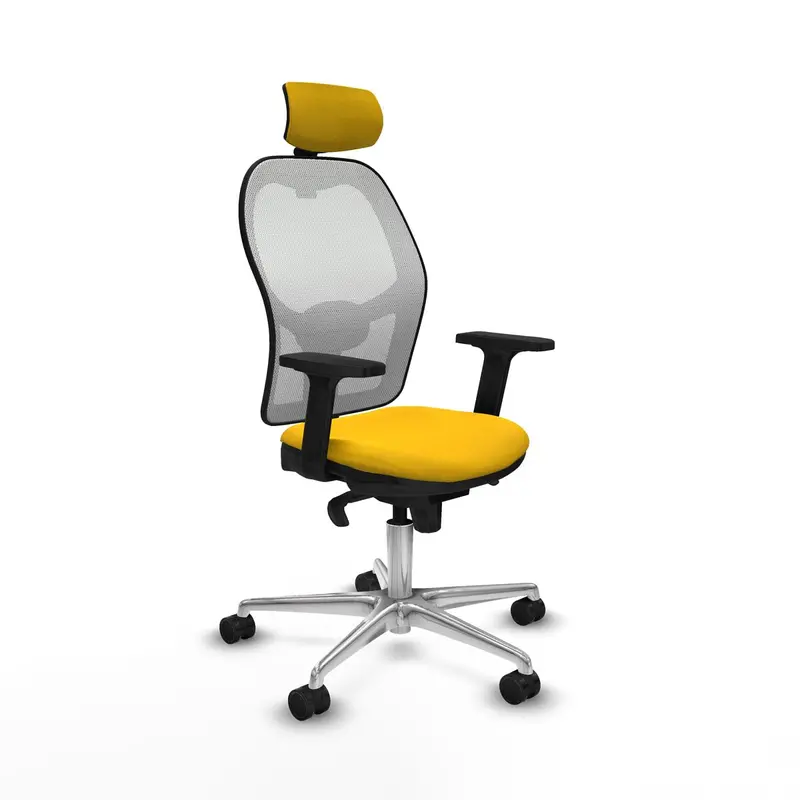 Office Chair With Headrest Piqueras Y Crespo 2D086n2 Yellow 1