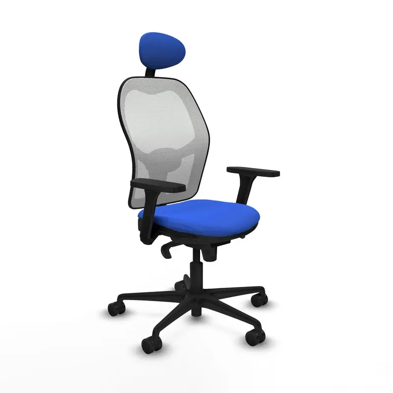 Office Chair With Headrest Piqueras Y Crespo 3D036n1 Blue 1