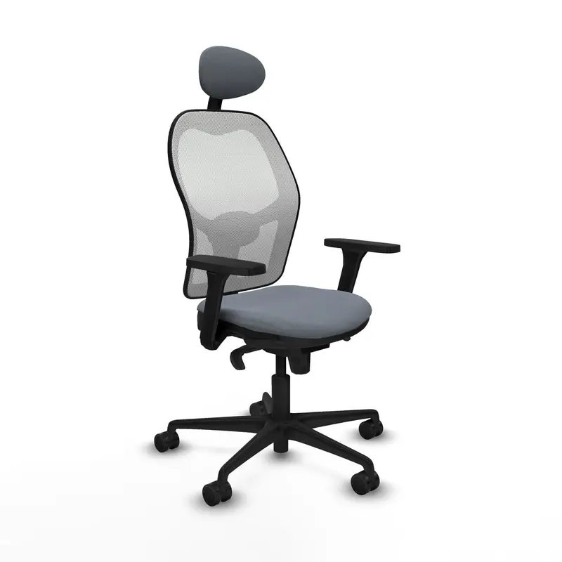 Office Chair With Headrest Piqueras Y Crespo 3D036n1 Grey 1