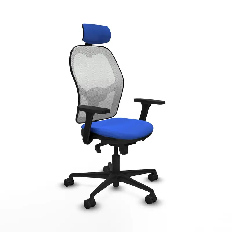 Office Chair With Headrest Piqueras Y Crespo 3D036n2 Blue 1