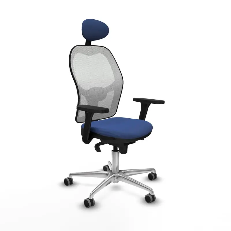Office Chair With Headrest Piqueras Y Crespo 3D086g1 Navy Blue 1
