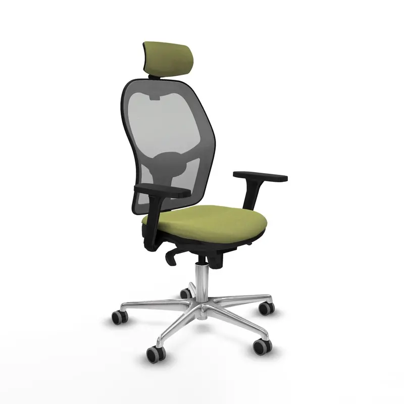 Office Chair With Headrest Piqueras Y Crespo 3D086g2 Green 1